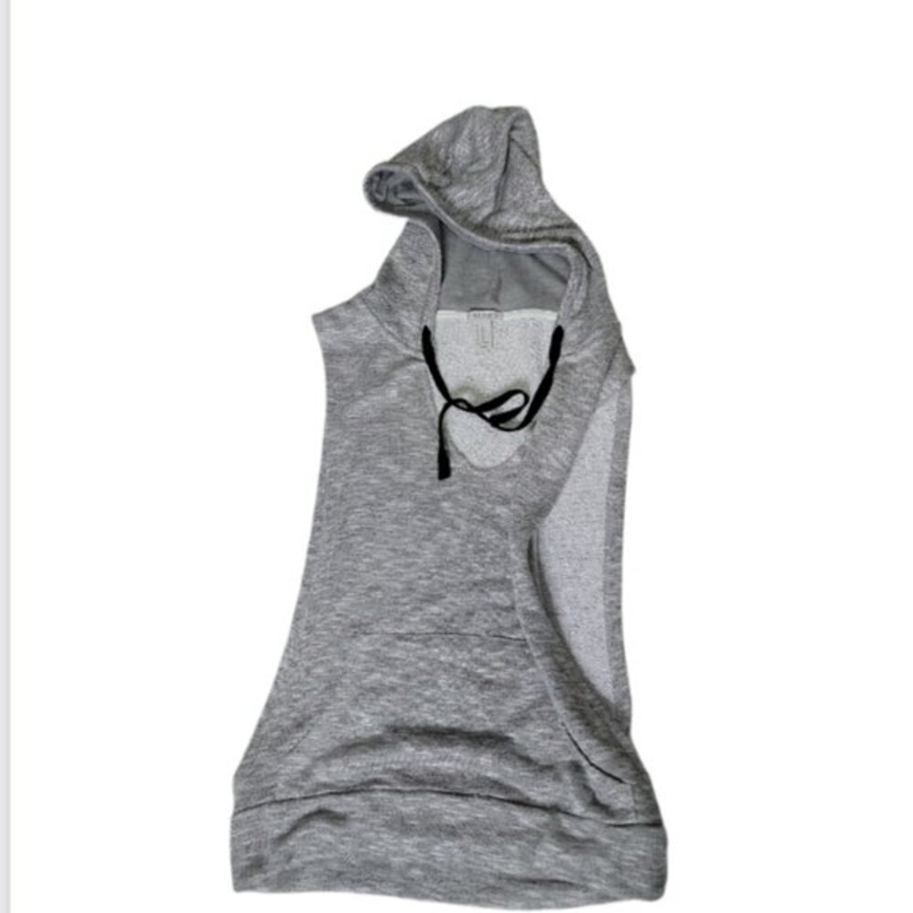 Forever 21 Hooded open sides top size XS Gray *